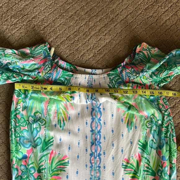 Lilly Pulitzer Mary Ellen off the shoulder dress XXS dress - Picture 7 of 9